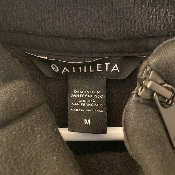 Athleta cozy karma wrap sweatshirt women’s medium - Picture 5 of 10